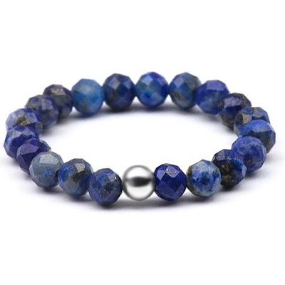 Agato Korálkový prsten s lazuritem POL R02