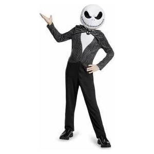 Маскировъчен костюм за деца Nightmare Before Christmas Jack Skellington Размер Размер - 7-8 Години