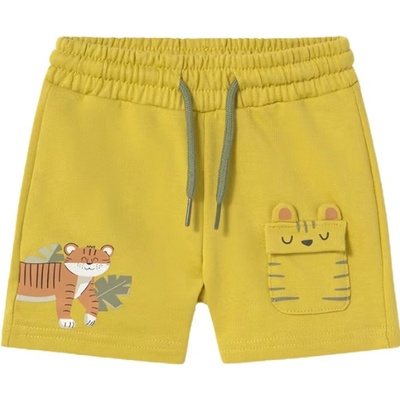 MAYORAL chlapecké kraťasy Tygr zlatá