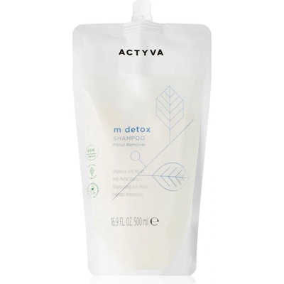 Kemon Actyva M Detox почистващ детоксикиращ шампоан против твърда вода 500ml