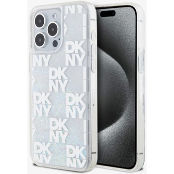 DKNY Заден капак с карирана шарка с течен блясък за iPhone 15 Pro Max прозрачен DKNY DKNY | Lilav | ЖЕНИ | UNI