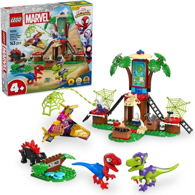 LEGO® Marvel Spidey a jeho fantastickí priatelia 11200 Spidey, Gobby a bitka raptorov v základni na strome