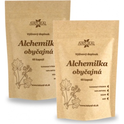 Natural Alchemilka obyčajná 550 mg 60 veg. kapsúl