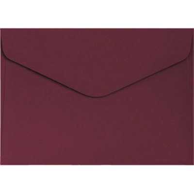 Galeria Papieru Ozdobné obálky - C6, 120 g/m2, hladké, vínové, 10 ks