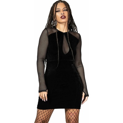 KILLSTAR дамска рокля KILLSTAR - Viperidae мини - Черен - KSRA008511