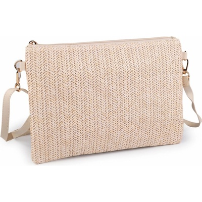 Kabelka puzdro 28x20 cm svetlá béžová