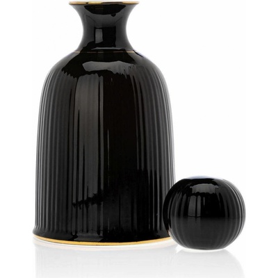 HowHomely Keramická karafa Kendi Black 1,2 l