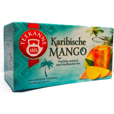 TEEKANNE KARIBISCHE MANGO ovocný čaj s příchutí manga 20 x 2,25 g