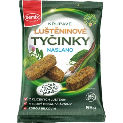 SEMIX Křupavé luštěninové tyčinky naslano 55 g