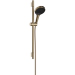 Hansgrohe Rainfinity - Душ комплект с ръчен душ с 3 струи, тръбно окачване и шлаух, четкан бронз 28745140 (28745140)