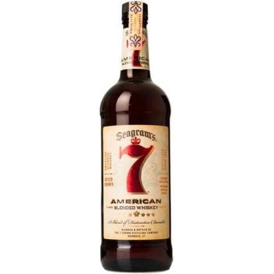 Seagram's Seven Crown American Blended 40% 1 l (čistá fľaša)