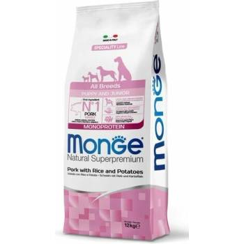 Monge Speciality Line All Breeds Puppy & Junior Monoprotein bravčové ryža a zemiaky 12 kg