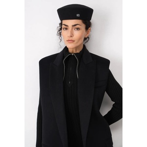 Ruslan baginskiy шапка дамска от вълна Wool Felt Pillbox Hat (MMM033.WF)