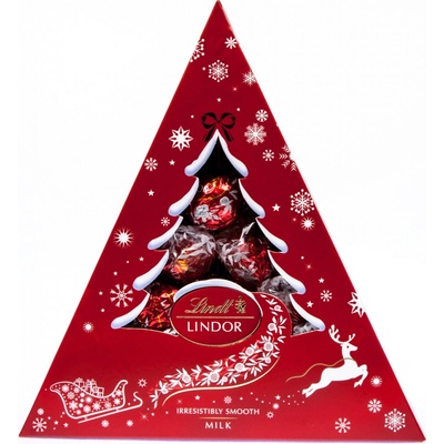Lindt Lindor Vánoční stromek mléčný 125 g