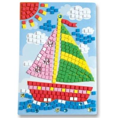 folia - Направи картинки от цветни мозайки - Кораб (F23806)
