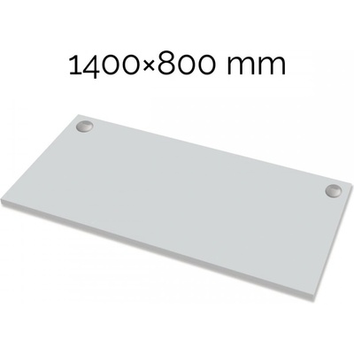 Deska stolu Fellowes Levado™, 1400x800 mm, šedá