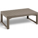 ALLIBERT LYON RATTAN TABLE cappuccino