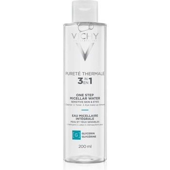 Vichy Pureté Thermale минерална мицеларна вода за чувствителна кожа на лицето 200ml