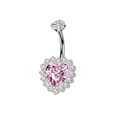 Šperky4U piercing do pupíku titan TIT1437-P