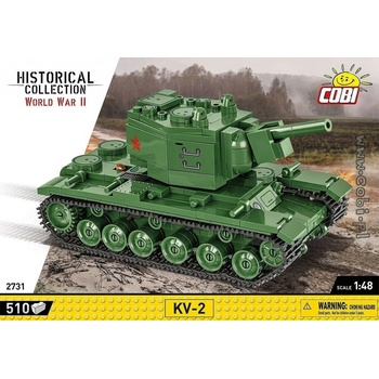 COBI 2731 World War II Ruský ťažký tank Kliment Voroshilov KV-2 2731 1:48