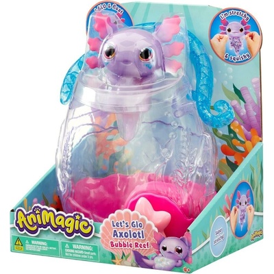 ANIMAGIC Svietiaci Axalotl v akváriu