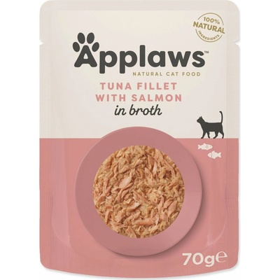 Applaws Cat tuňák a losos jelly 70 g
