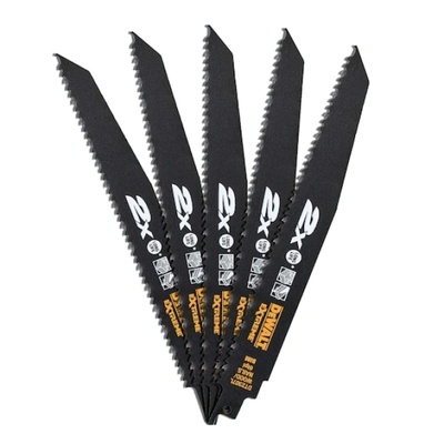DEWALT Лентов трион, 228 мм, 5 бр. , за дърво+ъгълник, 6tpi