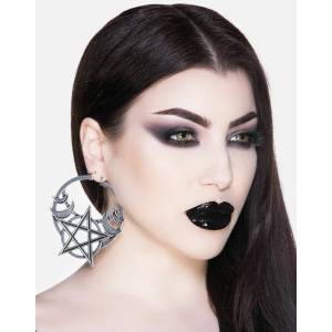 KILLSTAR обеци KILLSTAR - Moonlit Hoop - Сребро - KSRA004117