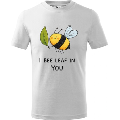Handel detské tričko I bee leaf in you biela