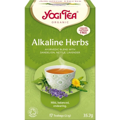 Yogi Tea Bio zásadité bylinky 17 x 2,1 g