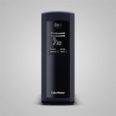 CyberPower UPS, VP1600EILCD, 8x C13, 1600VA 960W 230V непрекъсваемо захранване + USB LINE-INTERACTIVE (VP1600EILCD)