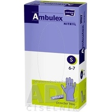 Ambulex Nitryl rukavice nitrilové nepúdrované