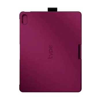 4kom Typecase Flexbook Touch keyboard case for iPad 11 (A16) 2025 / iPad 10.9 2022 in raspberry