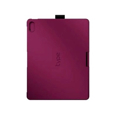 4kom Typecase Flexbook Touch keyboard case for iPad 11 (A16) 2025 / iPad 10.9 2022 in raspberry
