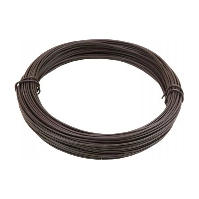 Vázací drát poplastovaný, hnědý, průměr 2,0 mm, 50 m, Zn+PVC