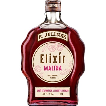 Elixír z malín 14,7% 0,7 l (čistá fľaša)