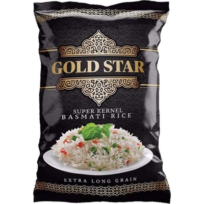 Gold Star Basmati rýže 1121 Extra dlouhozrnná 1 kg