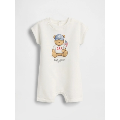 GAP Baby overal Brannan Bear VintageSoft Bílá – Hledejceny.cz
