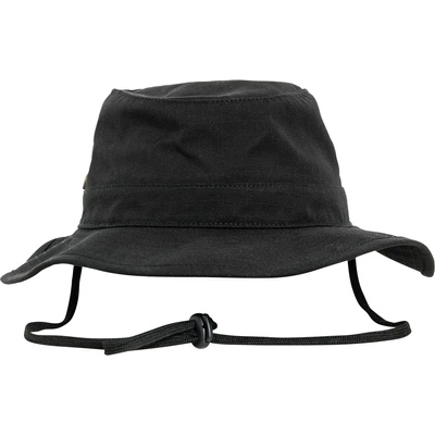 Urban Classics Шапка идиотка с връзка в черен цвят Angler Hat 5004AH SALE - , размер one size