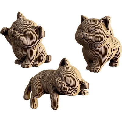 Cartonic 3D puzzle KITTENS TRIO 3v1 254 ks – Zboží Dáma
