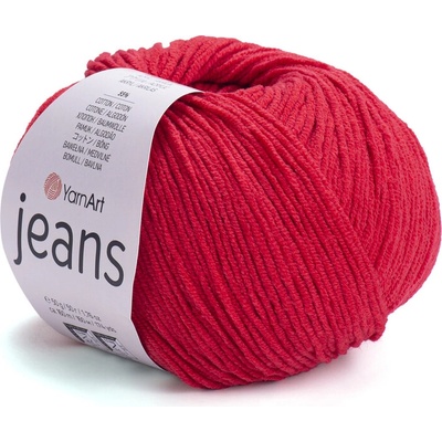 Yarn Art příze YarnArt Jeans 90 červená