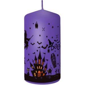 Z - TRADE s. r. o Z - TRADE s. r. o. Ароматна цилиндрична свещ - Boo, лилава, 60×110 мм