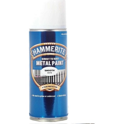Hammerite přímo na rez sprej hladký bílý lesk 400ml – Hledejceny.cz