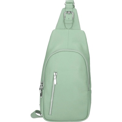 FashionM.cz Cork and Leather Butique Prague crossbody kabelka Charlie Military Green