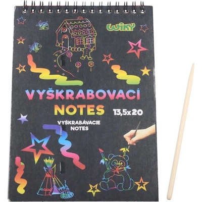 Vyškrábavací notes 12 listů – Sleviste.cz