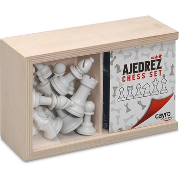 Cayro Пластмасови фигури за шах Cayro - №4 (дървена кутия) (C093)