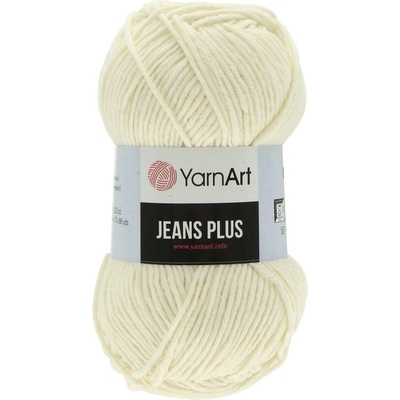 YarnArt Jeans Plus 03 vanilková