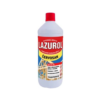 Lazurol červosan na hubení červotočů, 1 l