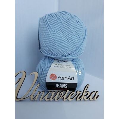 YarnArt Jeans 75 Modrá svetlá