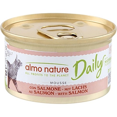 Almo Nature Daily Menu 24 x mix balenie: pena s rybou 2 druhy 85 g
